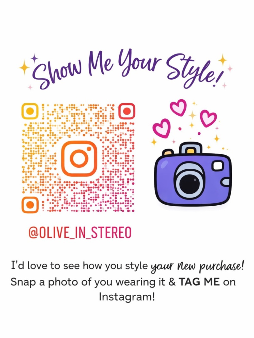 Follow me on Instagram!